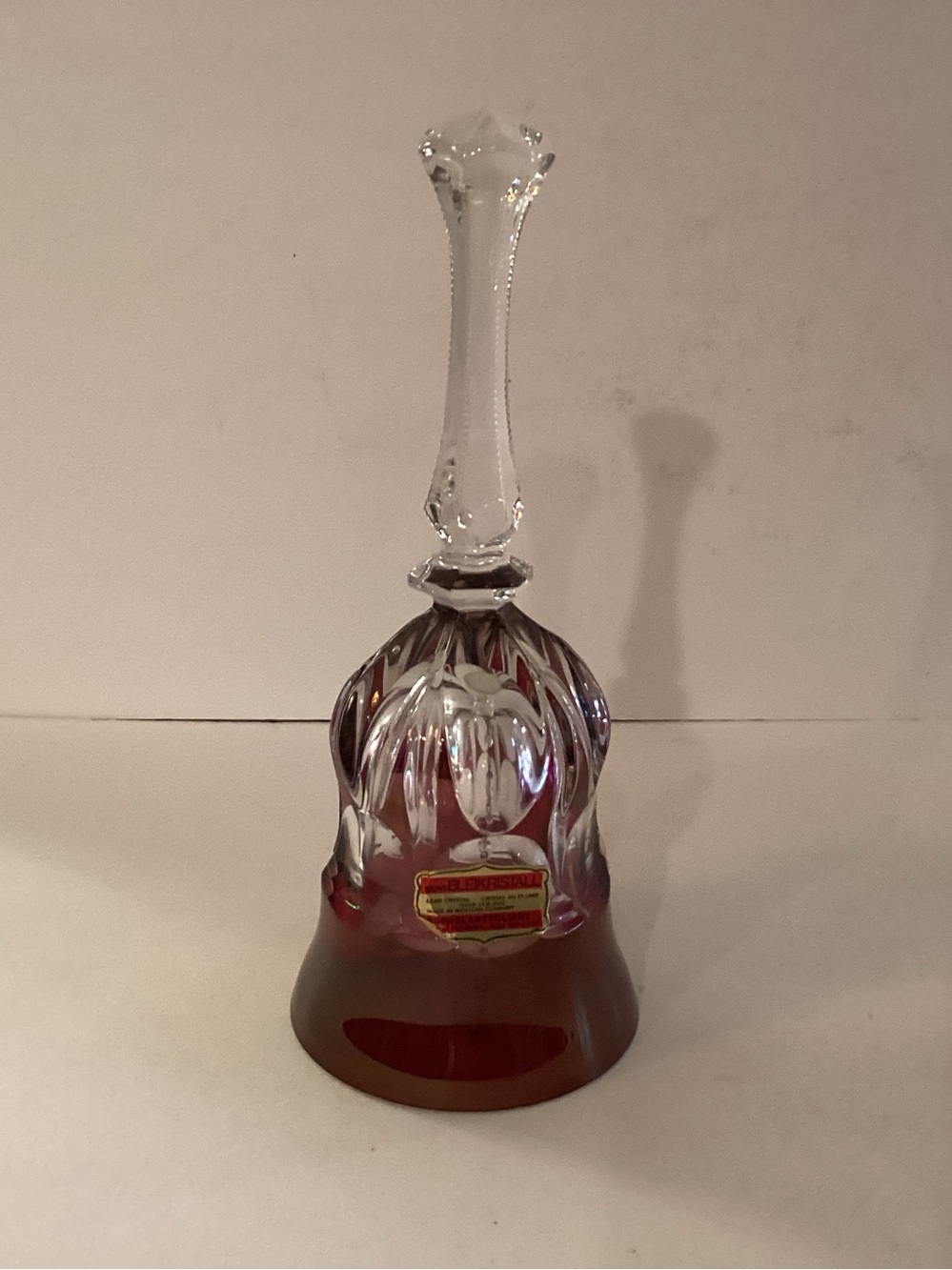 BLEKISTALL 24% LEAD CRYSTAL BELL